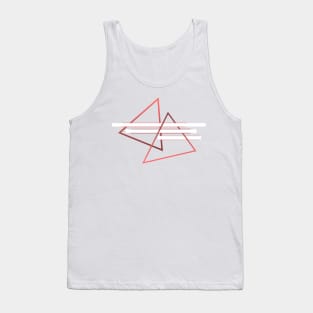 Triangle minimal design geometric Tank Top